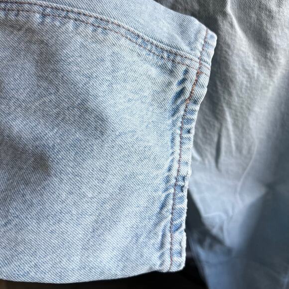 American Eagle Highest Rise Baggy Straight Size 0 Regular - Picture 6 of 9